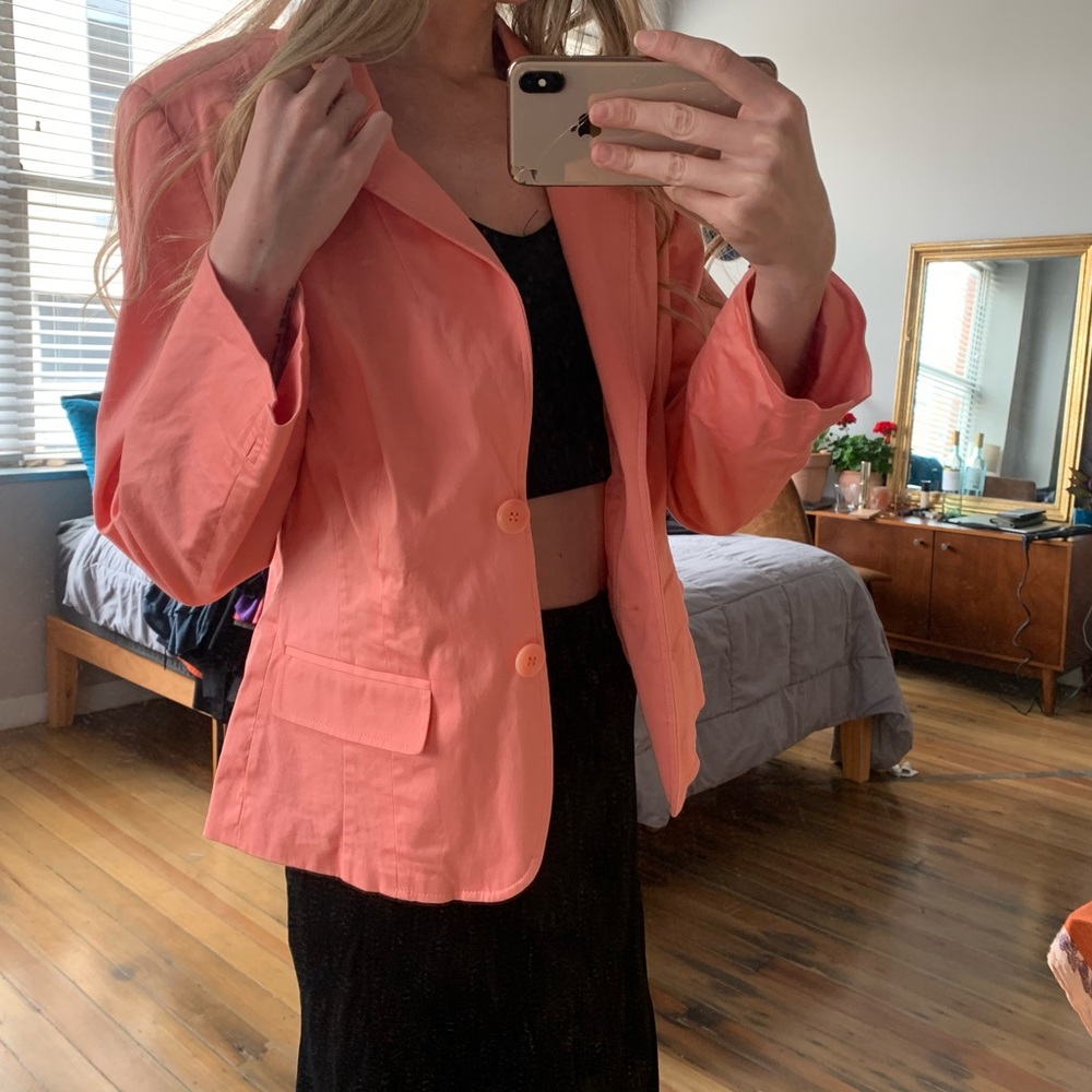 Pink vintage blazer